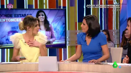 Ana Pastor pilla 'in fraganti' a Anna Simon cantando 'Tu canción' de Alfred y Amaia Ana Pastor pilla 'in fraganti' a Anna Simon cantando 'Tu canción' de Alfred y Amaia