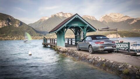 Das neue Mercedes-Benz E-Klasse Cabriolet / Montblanc 2107The new Mercedes-Benz E-Class Cabriolet / Montblanc 2017