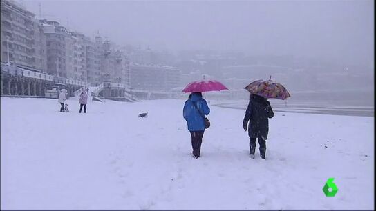 Playa de La Concha en San Sebastián