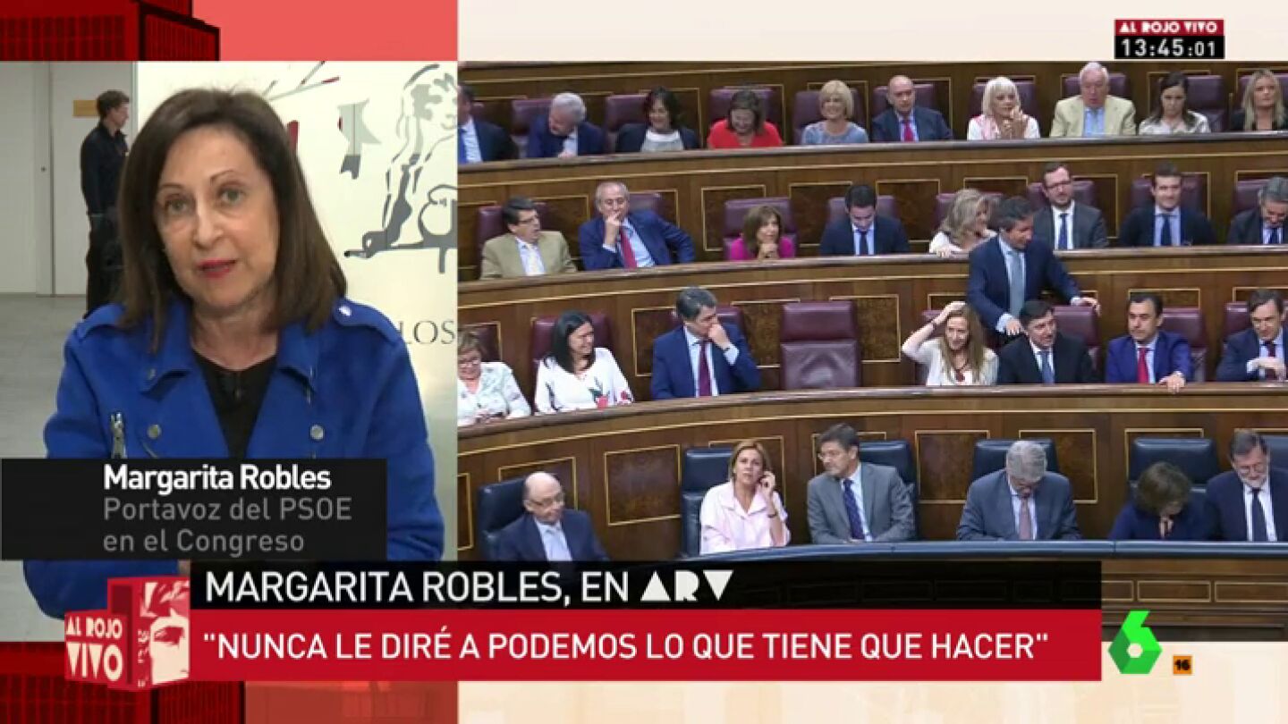 Margarita Robles, en Al Rojo Vivo