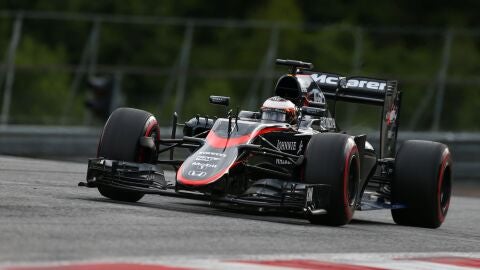 Stoffel Vandoorne McLaren Test Austria 2015