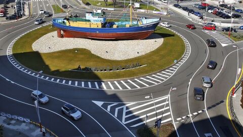 Turbo rotonda en Vigo