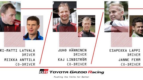 Toyota pilotos WRC 2017