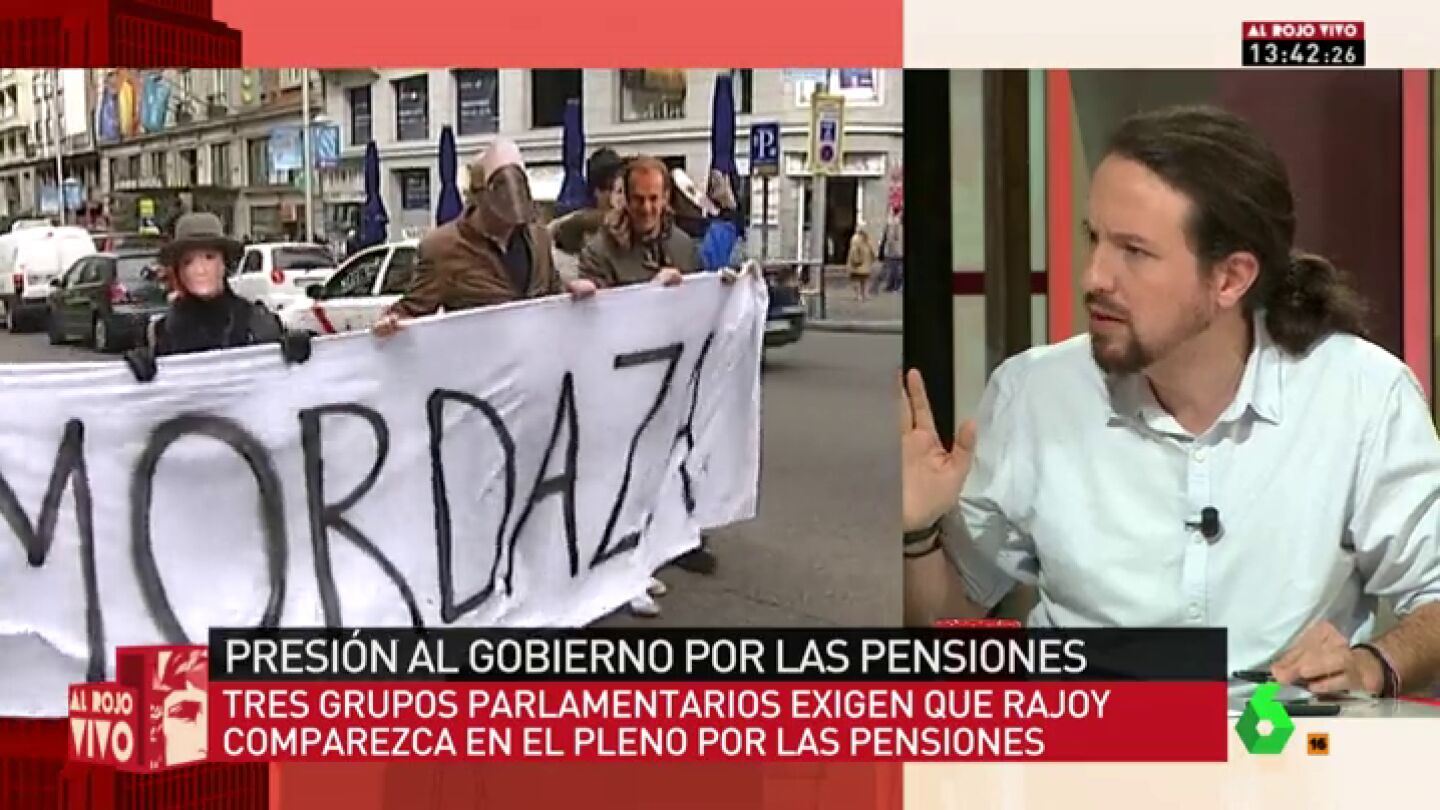 Pablo Iglesias, en Al Rojo Vivo