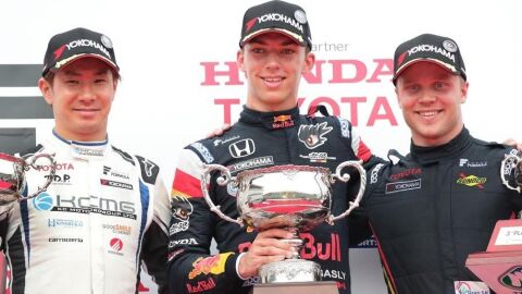 Podio Super Fórmula Motegi 2017