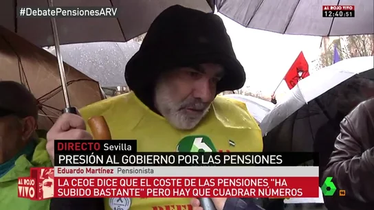 Eduardo Martínez, pensionista Eduardo Martínez, pensionista