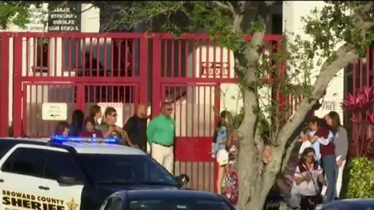 Alumnos del instituto en que hubo un tiroteo en ParkLand