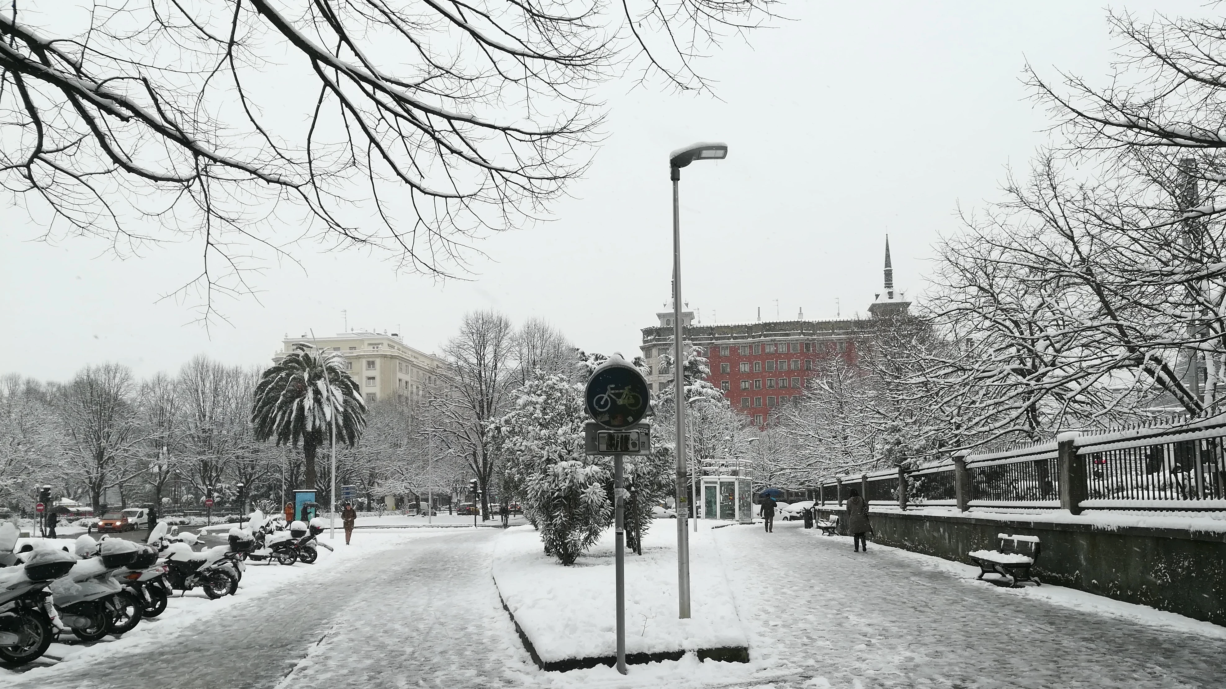 Temporal de nieve en Gipuzkoa