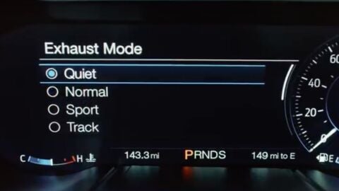 mustang-v8-quiet-mode