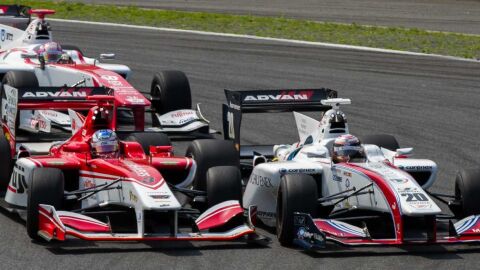 Nick Cassidy y Jann Mardenborough Super Fórmula 2017 Fuji
