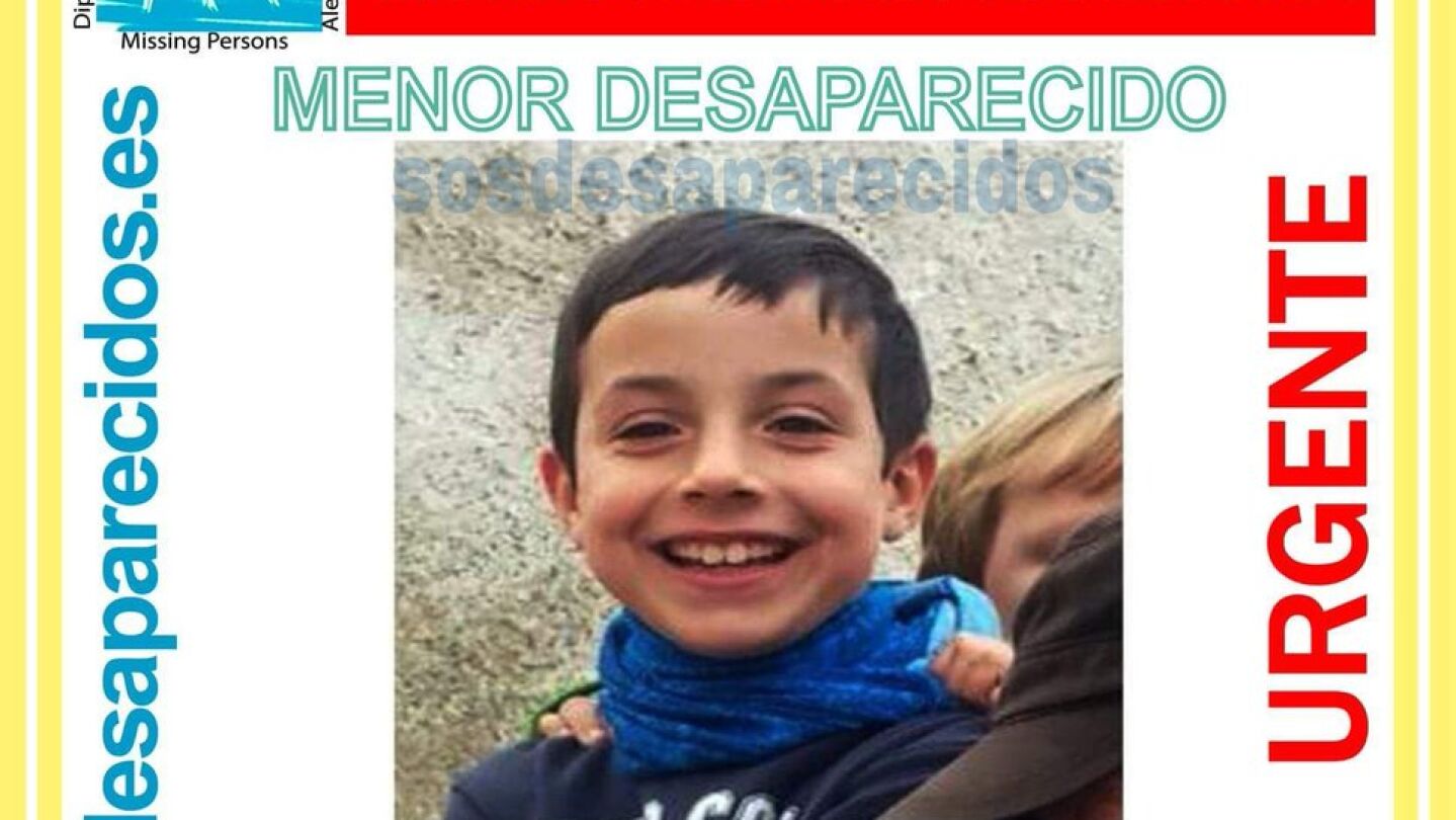 Imagen del ni&ntilde;o desaparecido en N&iacute;jar