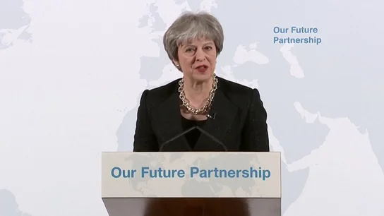 Theresa May presenta sus cinco líneas rojas sobre el 'Brexit' Theresa May presenta sus cinco líneas rojas sobre el 'Brexit'