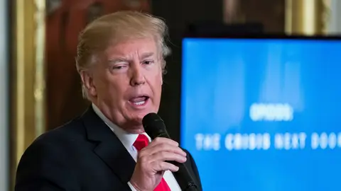 El presidente estadounidense, Donald J. Trump El presidente estadounidense, Donald J. Trump
