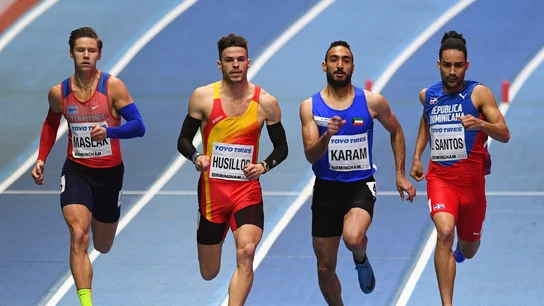 Husillos, durante la ronda clasificatoria para la semifinal Husillos, durante la ronda clasificatoria para la semifinal