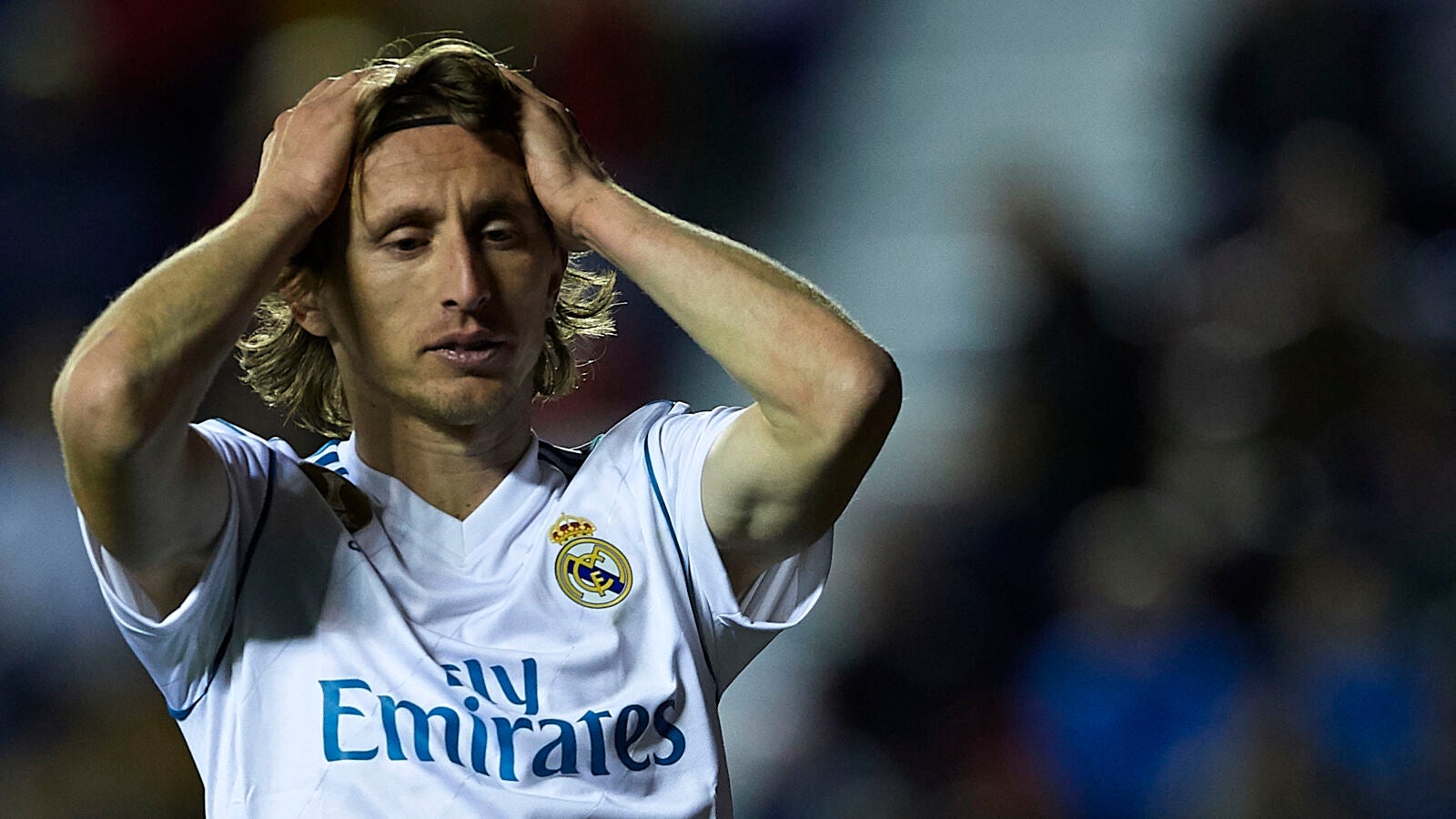 Luka Modric, durante un partido con el Real Madrid