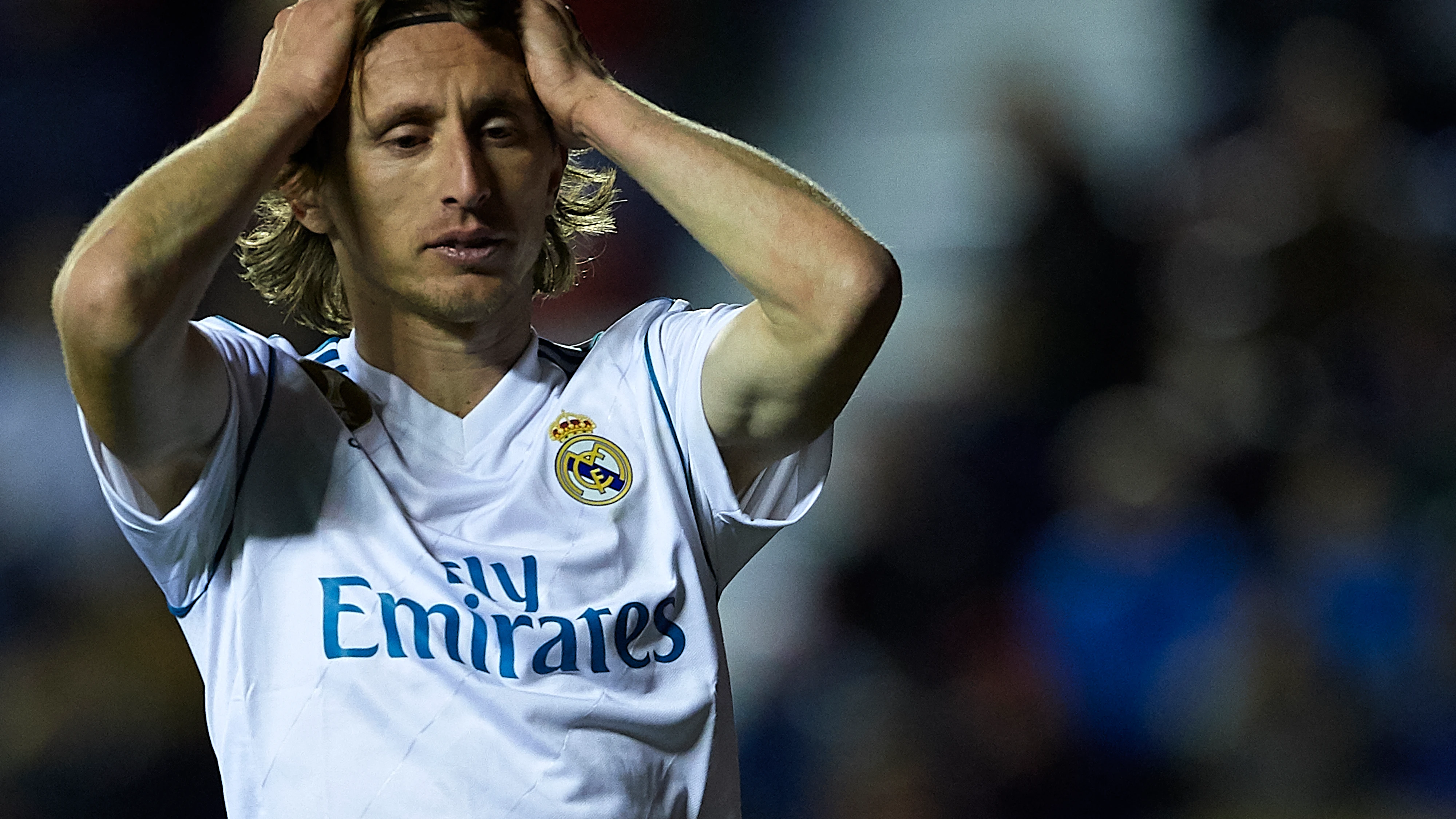 Luka Modric, durante un partido con el Real Madrid