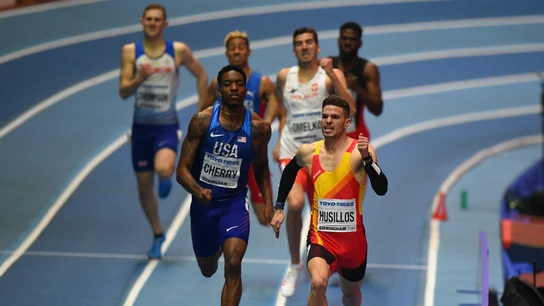 Óscar Husillos, en carrera Óscar Husillos, en carrera