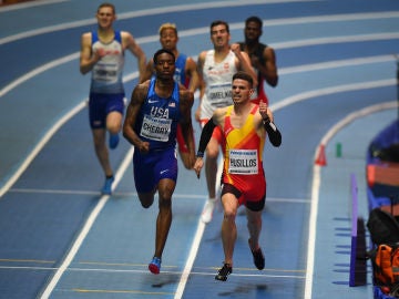 Óscar Husillos, en carrera Óscar Husillos, en carrera