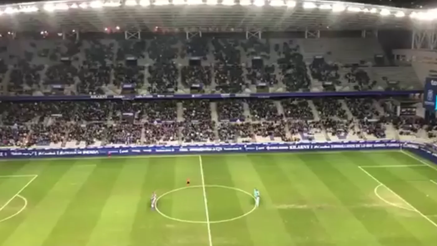 Minuto de silencio en el Carlos Tartiere
