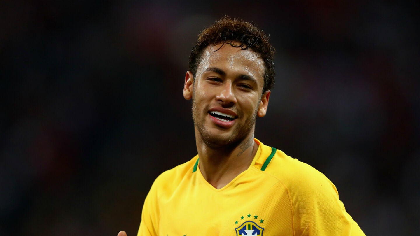 Neymar, con Brasil