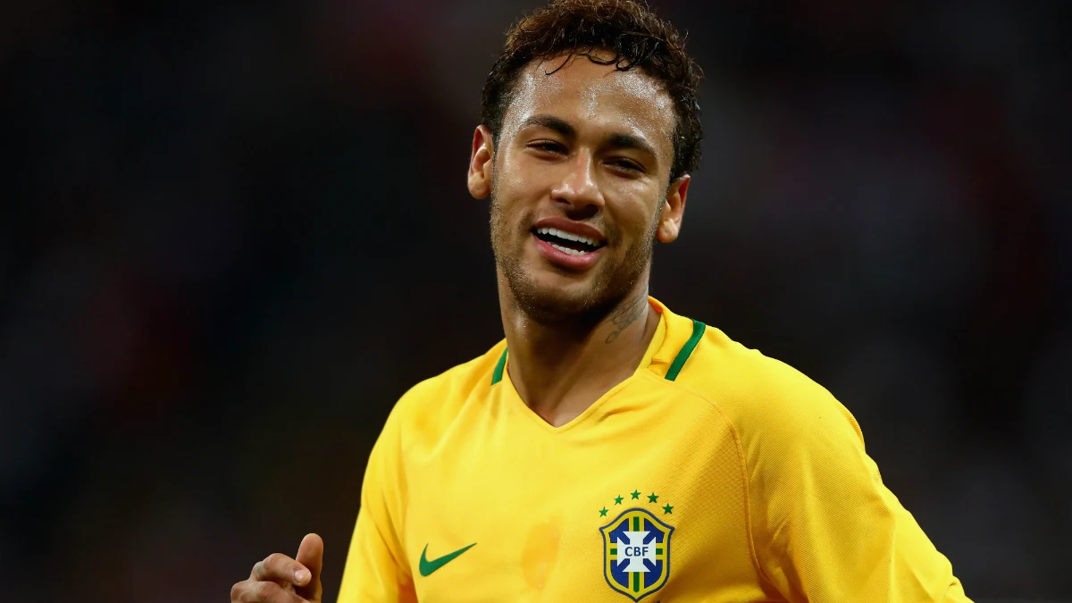 Neymar, con Brasil