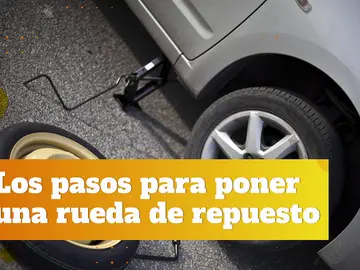 Los pasos para poner una rueda de repuesto Los pasos para poner una rueda de repuesto