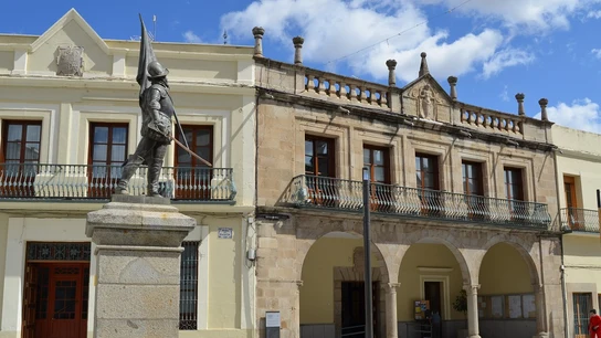 La fachada del Consistorio de Villanueva de la Serena, Badajoz La fachada del Consistorio de Villanueva de la Serena, Badajoz