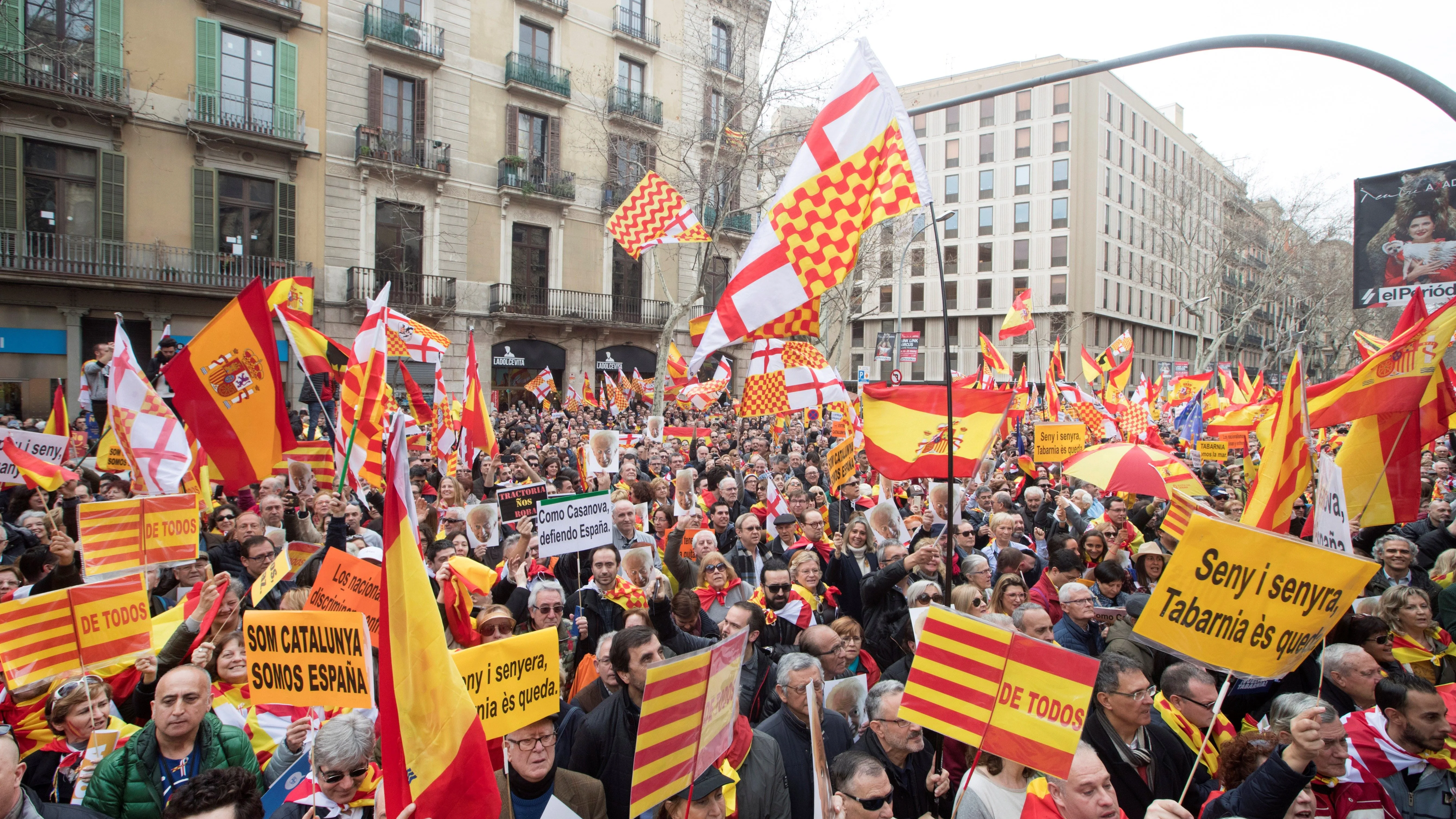 La Plataforma por Tabarnia ha iniciado su movilización en Barcelona