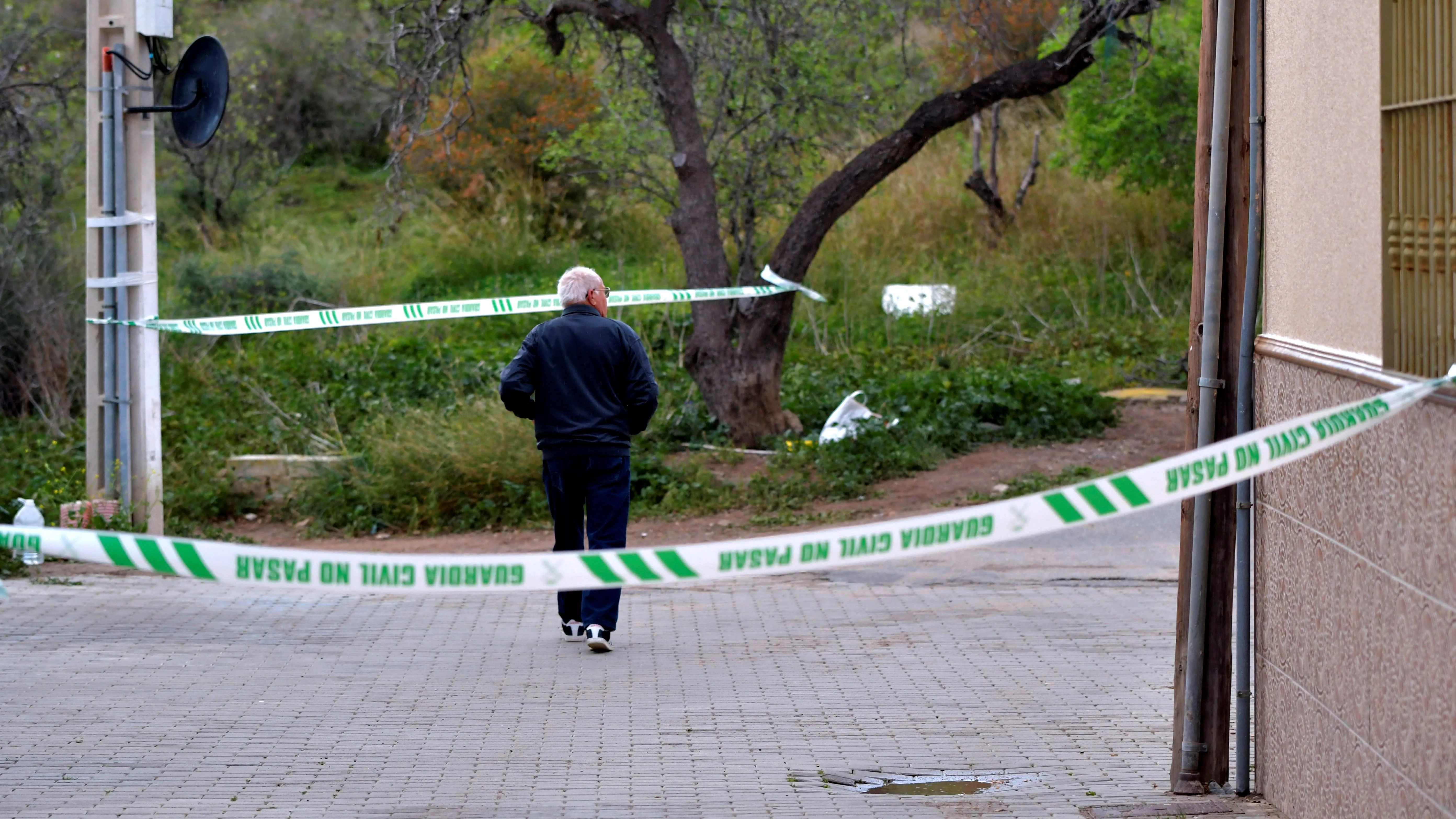  La Guardia Civil ha acordonado la zona donde desapareció Gabriel Cruz