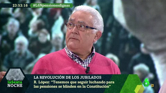 Rafael López, pensionista Rafael López, pensionista