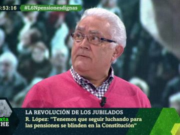 Rafael López, pensionista Rafael López, pensionista