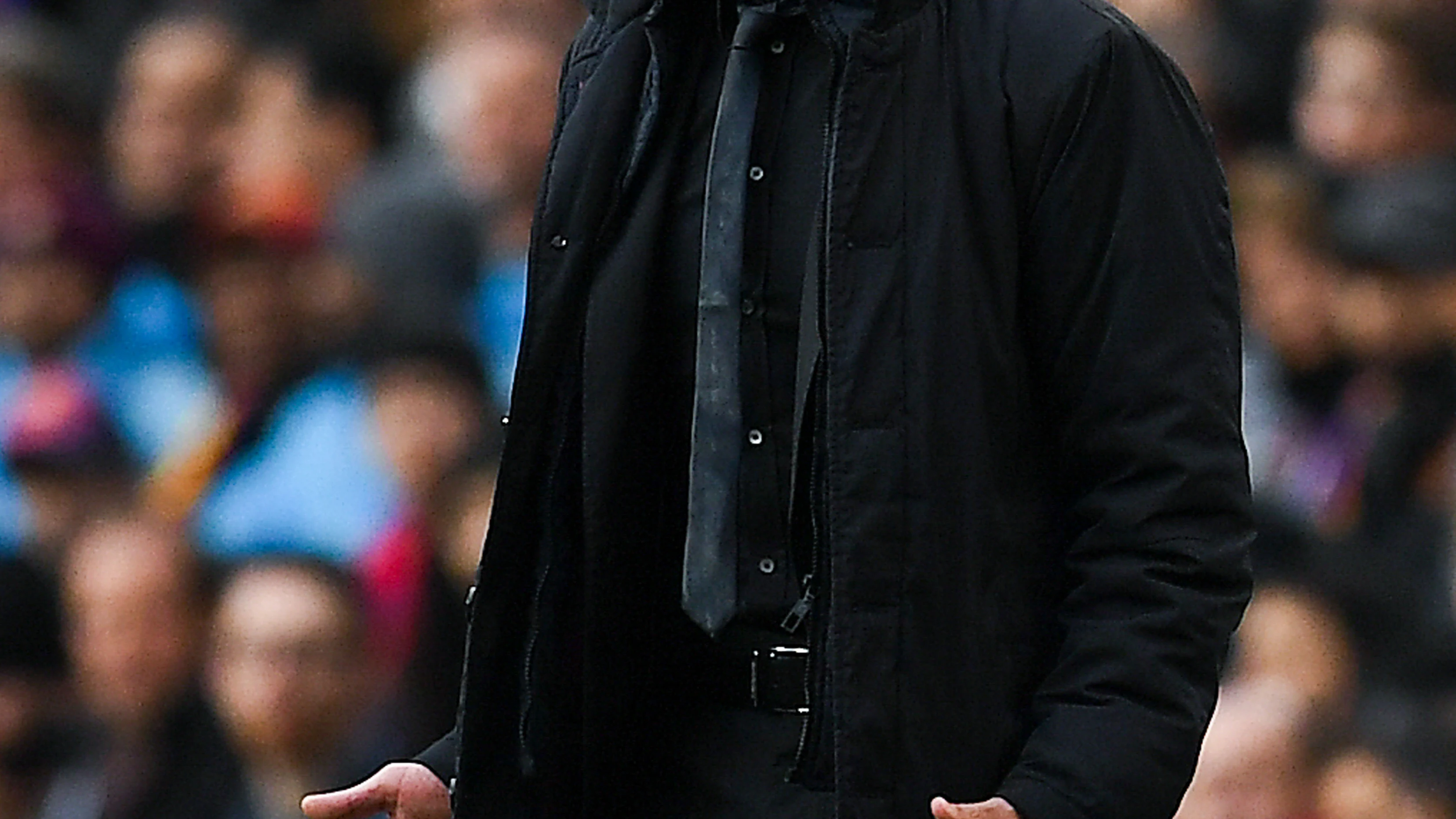 Simeone, en la banda del Camp Nou Simeone, en la banda del Camp Nou