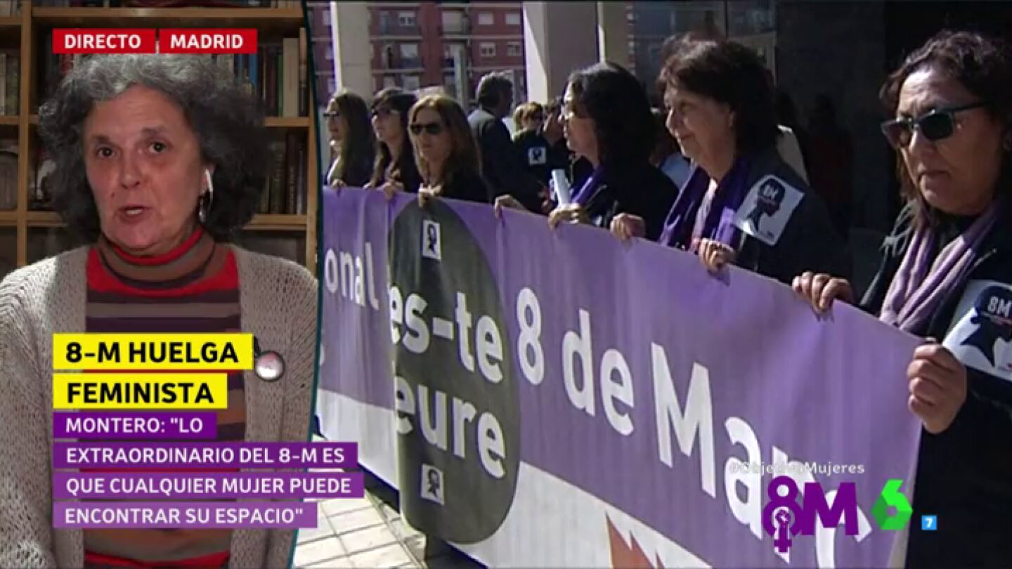 Justa Montero, impulsora del 8M