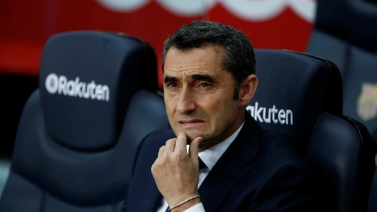 Ernesto Valverde, entrenador del Barcelona Ernesto Valverde, entrenador del Barcelona