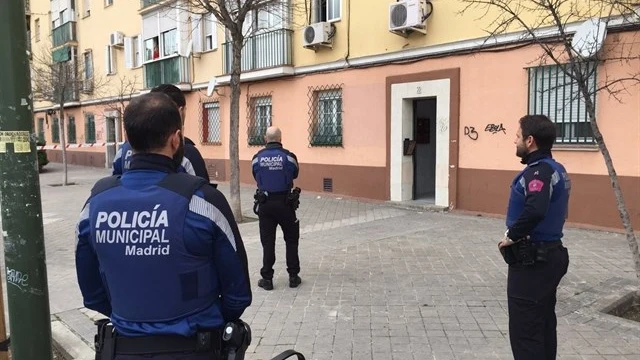 Varios agentes de la Policía Municipal de Madrid