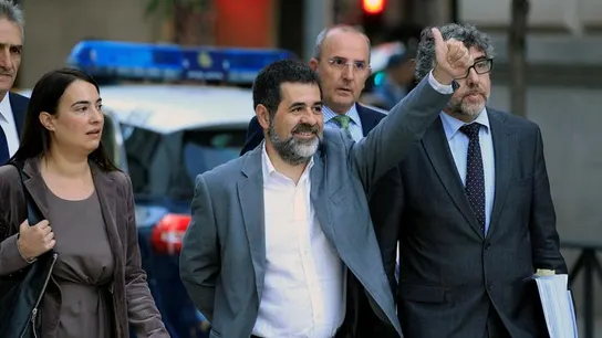 Jordi Sánchez a su llegada a la Audiencia Nacional Jordi Sánchez a su llegada a la Audiencia Nacional