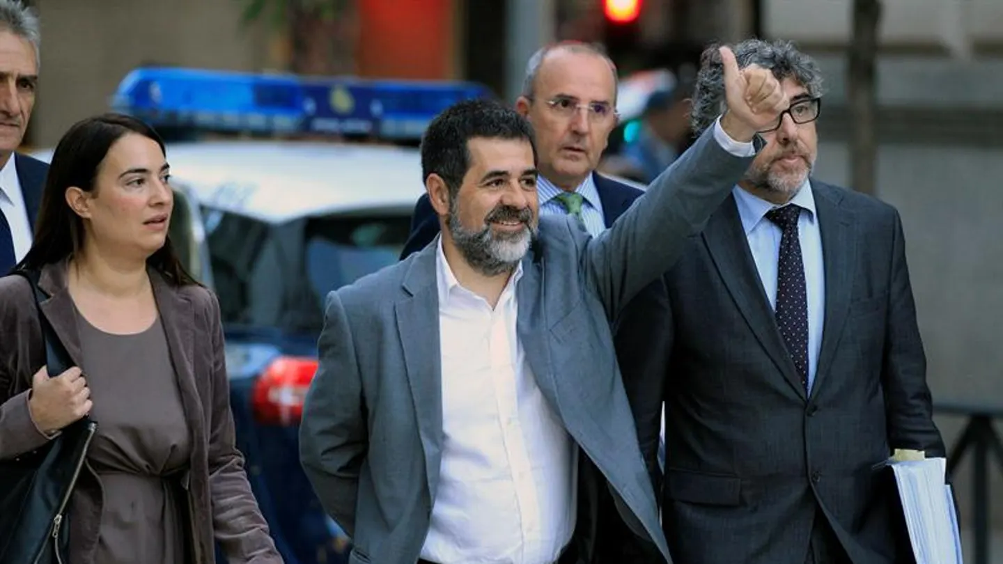 Jordi Sánchez a su llegada a la Audiencia Nacional Jordi Sánchez a su llegada a la Audiencia Nacional