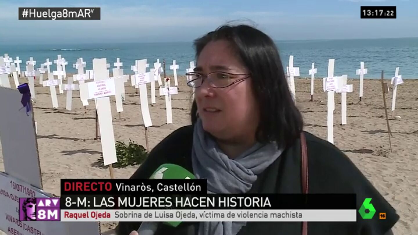 Raquel Ojeda, sobrina de una v&iacute;ctima de violencia machista