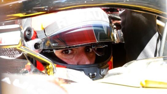 Carlos Sainz, durante los entrenamiento de F1 en Montmel&oacute;