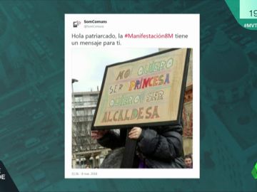 Una de las pancartas que se vieron en la huelga feminista del 8 de marzo Una de las pancartas que se vieron en la huelga feminista del 8 de marzo