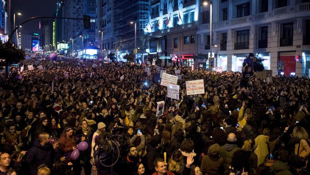Manifestación feminista 8 de marzo Madrid