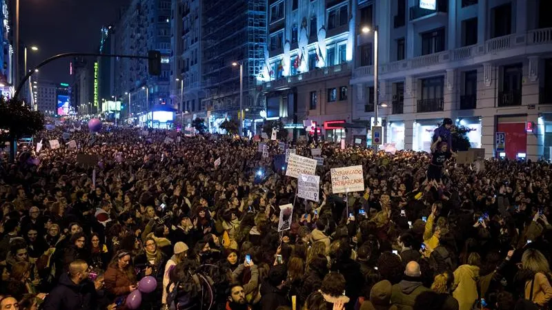 Manifestación feminista 8 de marzo Madrid