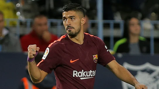 Luis Suárez celebra un gol Luis Suárez celebra un gol