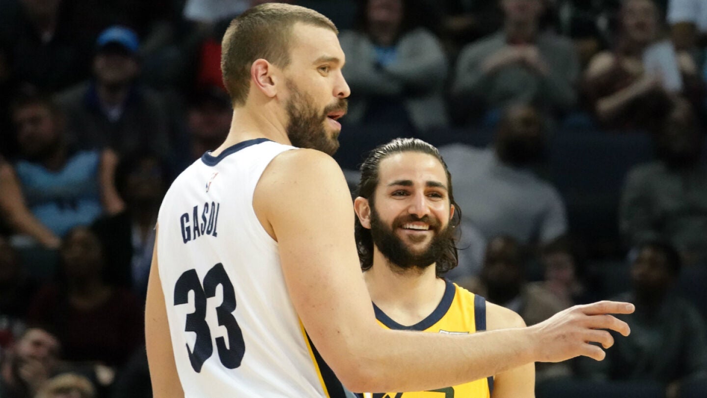 Marc Gasol, junto a Ricky Rubio