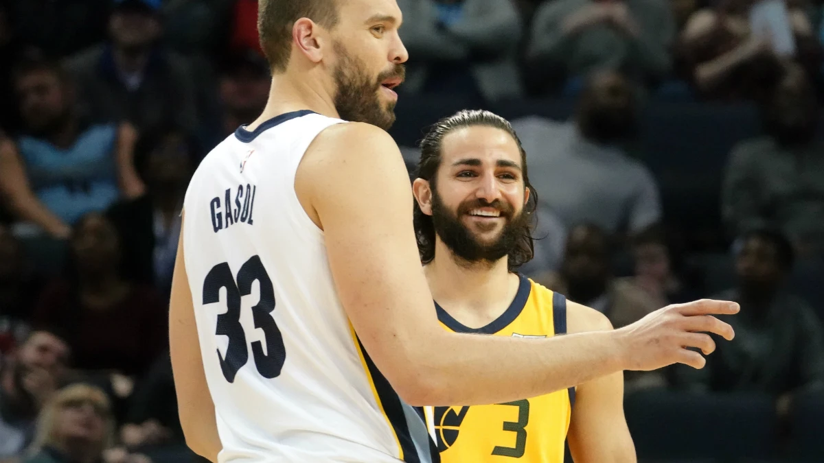 Marc Gasol, junto a Ricky Rubio