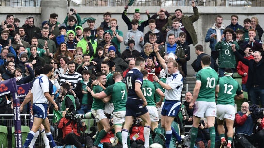 Irlanda celebra un ensayo ante Escocia