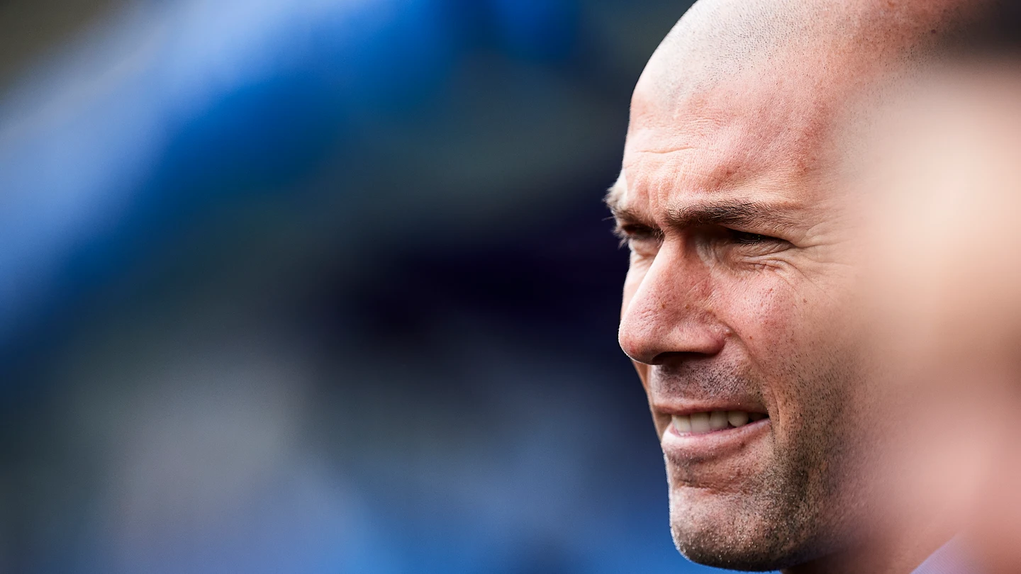 Zinedine Zidane, en Ipurúa Zinedine Zidane, en Ipurúa
