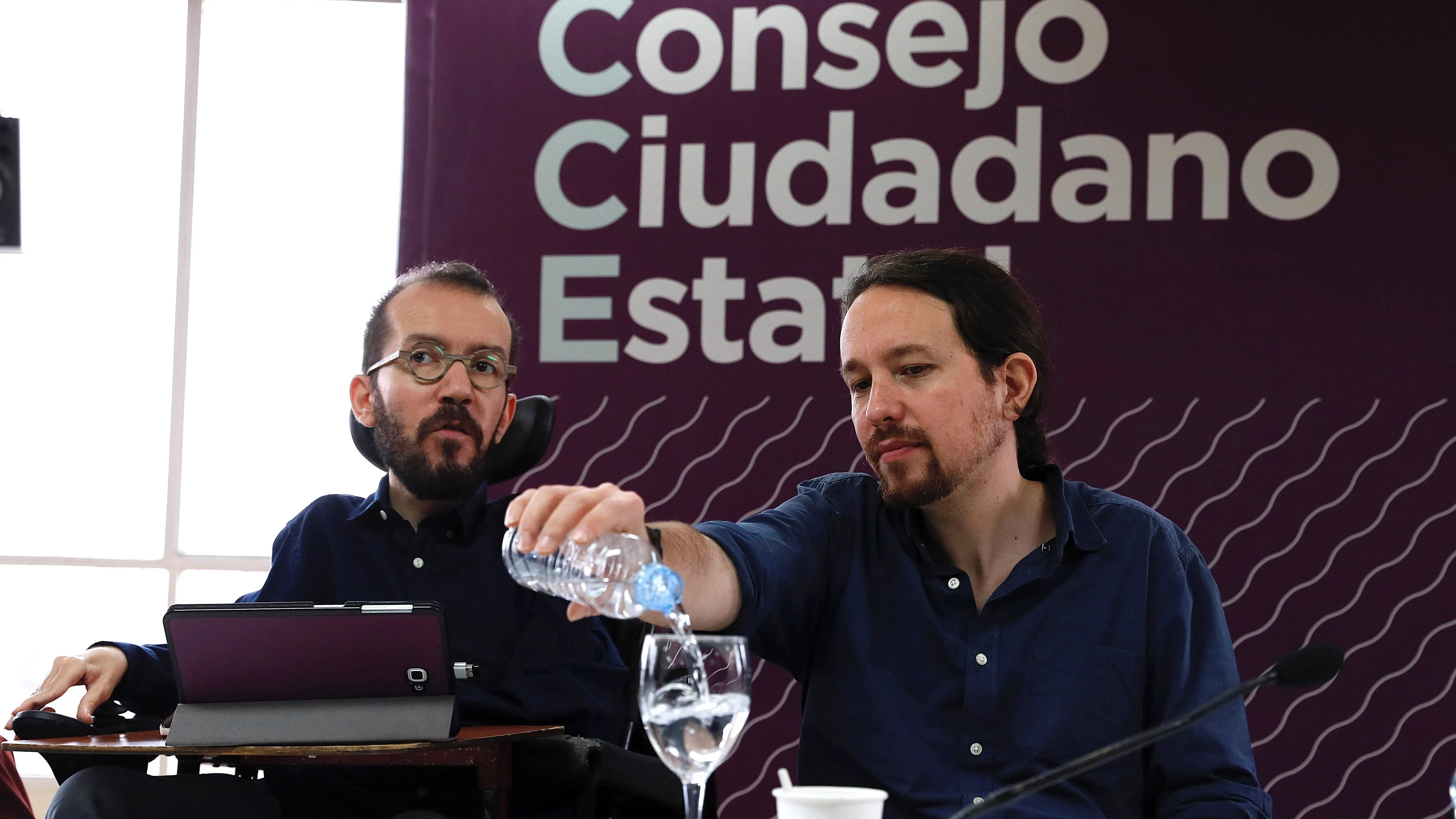 Pablo Iglesias y Pablo Echenique