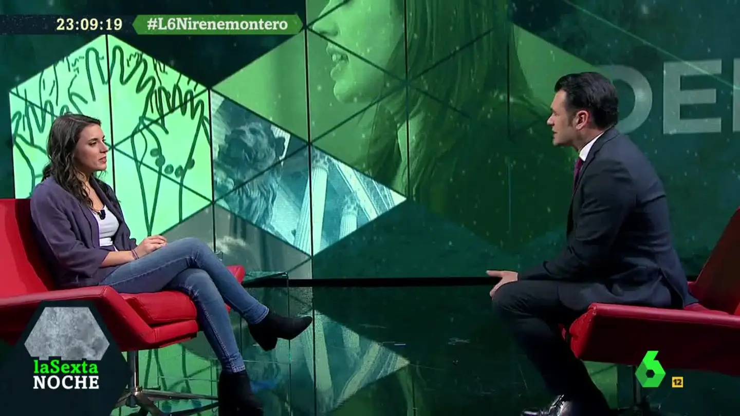 Irene Montero visita laSexta Noche Irene Montero visita laSexta Noche