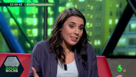 Irene Montero en laSexta Noche Irene Montero en laSexta Noche